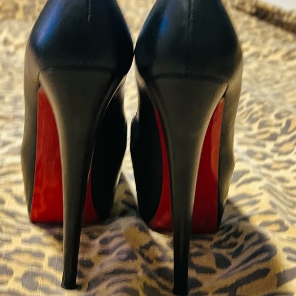 Christian Louboutin Daffodile Platform Pumps Black 6/36 - Picture 6 of 6